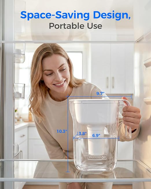 Waterdrop PT-11W 7-Cup Water Filter Pitcher - Image 9