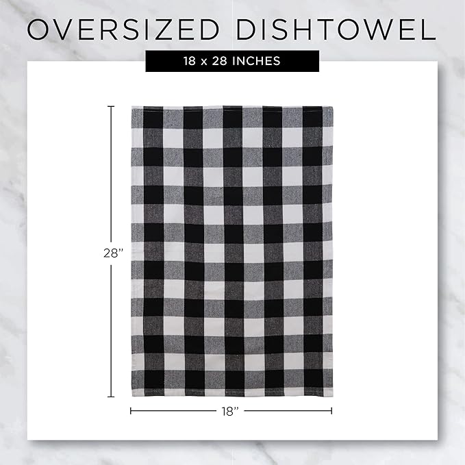 DII Home Sweet Farmhouse Kitchen Collection, Potholder/Oven Mitt/Dishtowel Set - Image 7