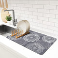 LuxStep Dish Drying Mat Super Absorbent Kitchen Counter Mat Rubber Backing by LuxStep
