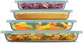 JoyJolt 8-Piece Borosilicate Glass Oven Dishes by JoyJolt