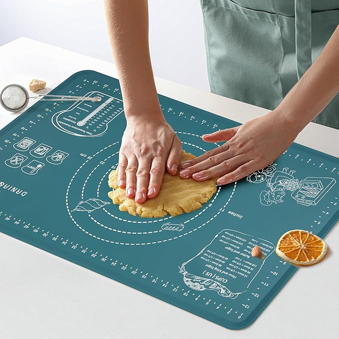 DANIA & DEAN 1.1mm Heavy-Duty Silicone Pastry Mat by DANIADEAN