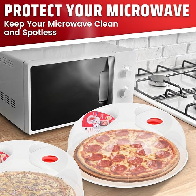 Flexzion 11.5 Inch Microwave Splatter Cover - Image 2