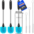 Holikme 5 Pack Bottle Brush Cleaner Set, 3 Straw Brushes, Bottle Cleaning Brush by Holikme