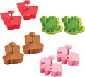 Mrs. Anderson's Baking Animal Cookie Cutters, Spring-Action Embossing Cutters by MrsAndersonsBaking