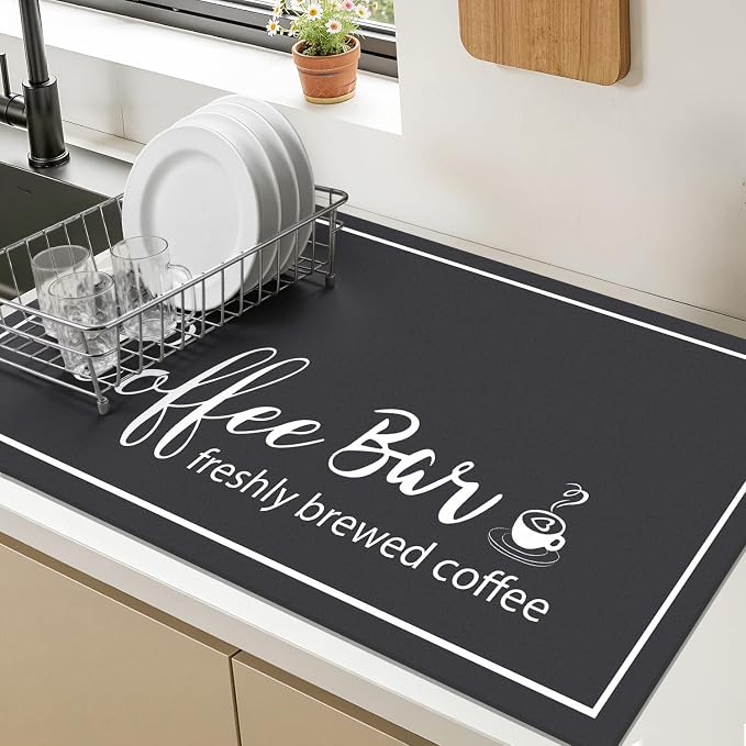 Findosom Dish Drying Mat, Cuttable Drying Mat - Image 9