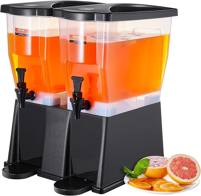 VEVOR Beverage Dispenser, 3 Gallon x 2 Drink Dispensers by VEVOR