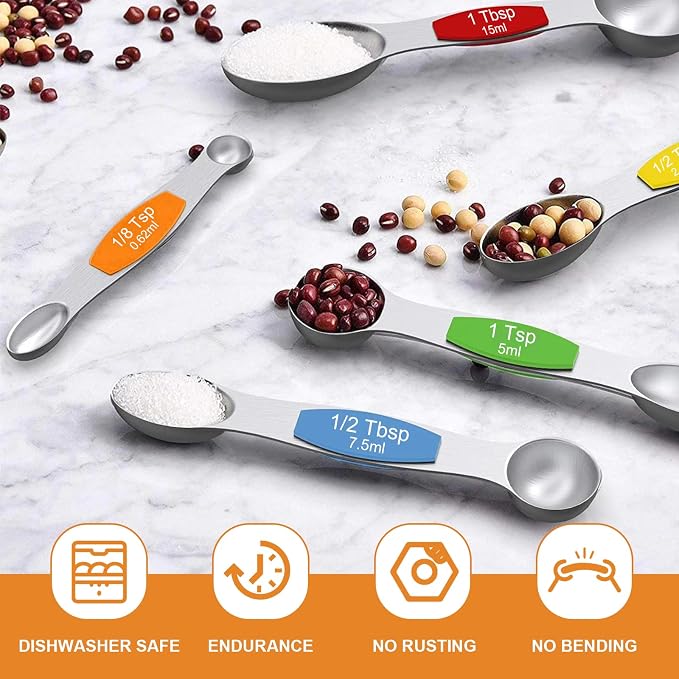 Magnetic Measuring Spoons Set - Image 6