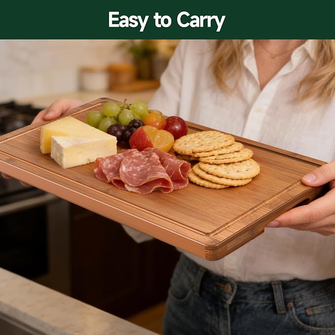 4-Piece Set Bamboo Cutting Board - Image 5