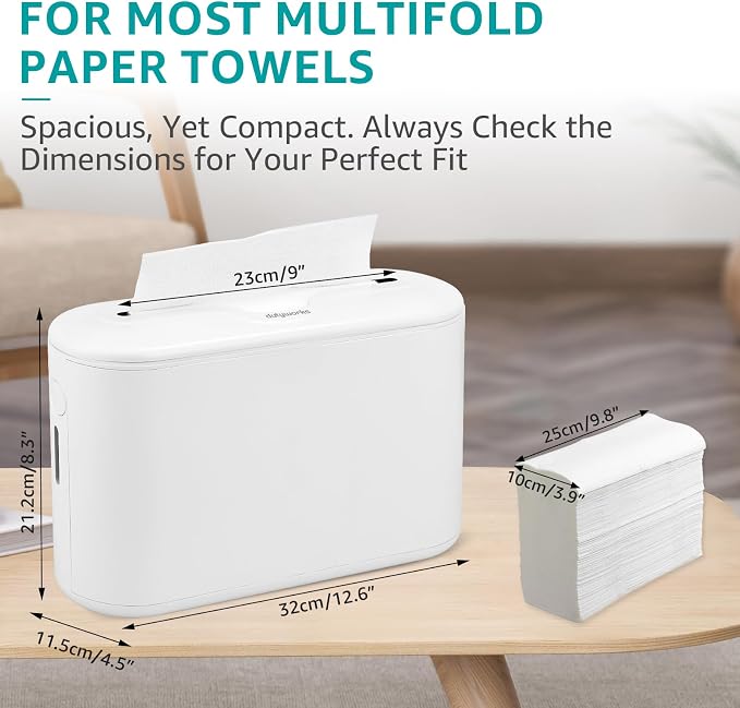 Multifold Paper Towel Dispenser Countertop, Commercial Hand Towel Dispenser - Image 2