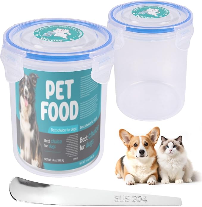 REFLYING Canned Cat Food Storage Lids, Reusable Airtight Can Cover Pet Food by REFLYING