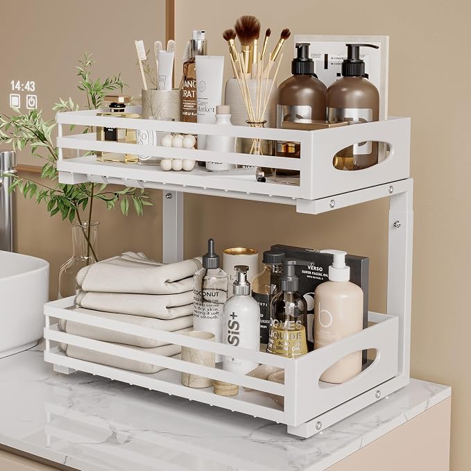 Under Sink Organizer, 2 Tier Under Sink Organizers and Storage, Adjustable - Image 8