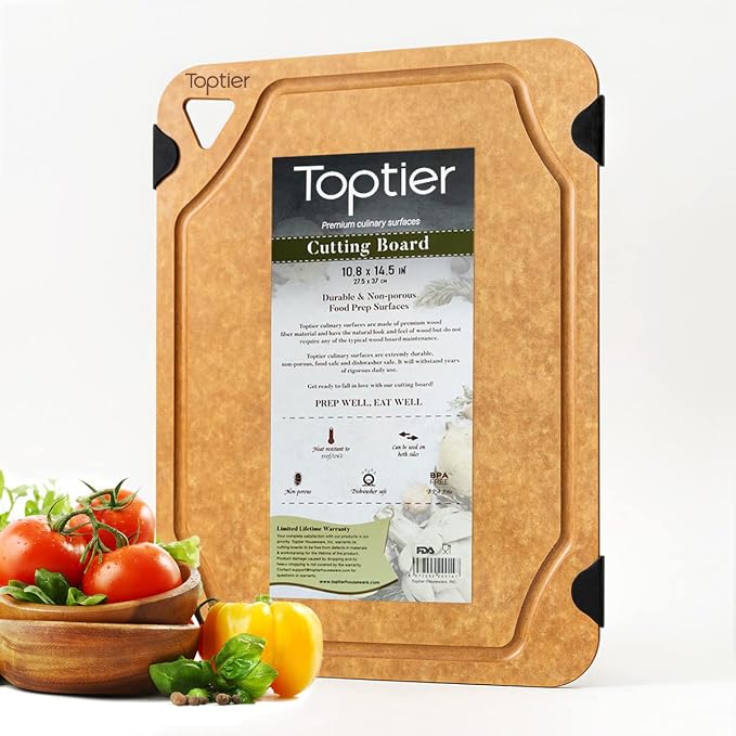 Cutting Board, Toptier Wood Fiber Cutting Board by toptier