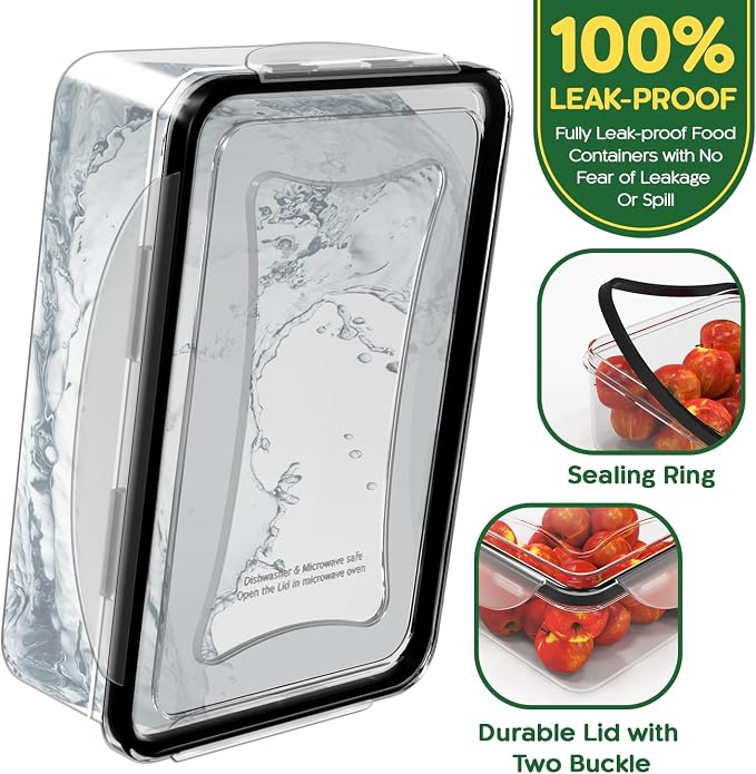 44 Pcs Food Storage Containers - Image 3