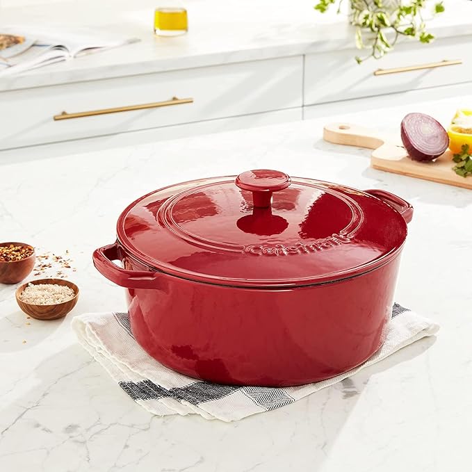 Cuisinart Chef's Classic Enameled Cast Iron Round Covered Casserole - Image 2