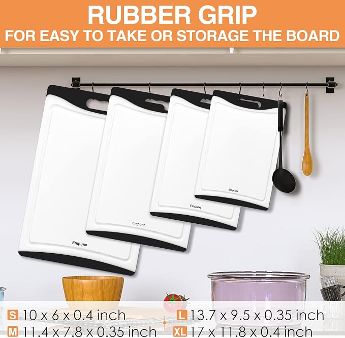 Empune Extra Large Cutting Boards, Plastic Cutting Boards - Image 3