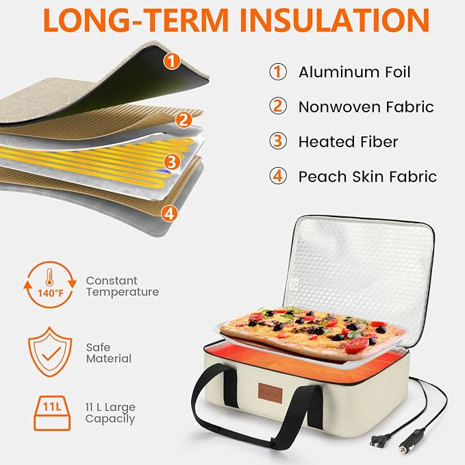Food Warmer Electric Casserole Carrier - Image 5