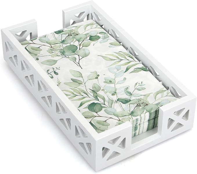 Guest Towel Holder Tray for Bathroom Napkin Holder Modern Disposable Hand Towel by Renawe