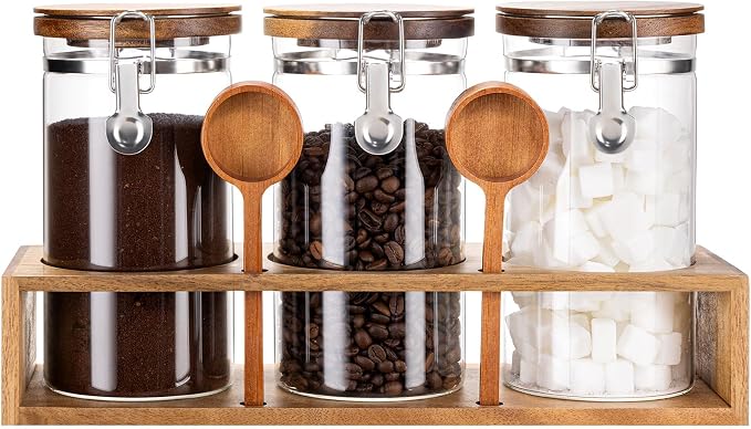 Yangbaga Glass Sugar Coffee Canister by Hanber