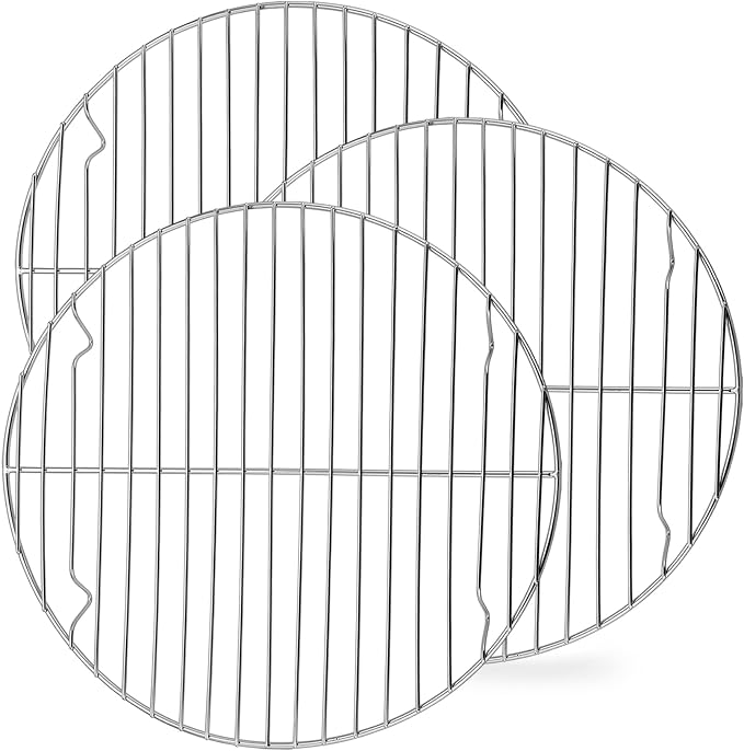 P&P CHEF Round Cooking Rack, Fits Air Fryer/Stockpot/Pressure Cooker/Round Cake by PPCHEF
