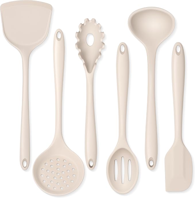Onader Kitchen Utensils Set, Silicone Non Toxic Cooking Utensils by Onader