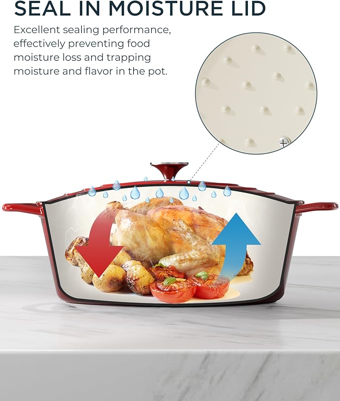 Enameled Cast Iron Dutch Oven - Image 4