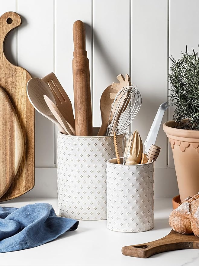 LE TAUCI Utensil Holder for Kitchen Counter - Image 7