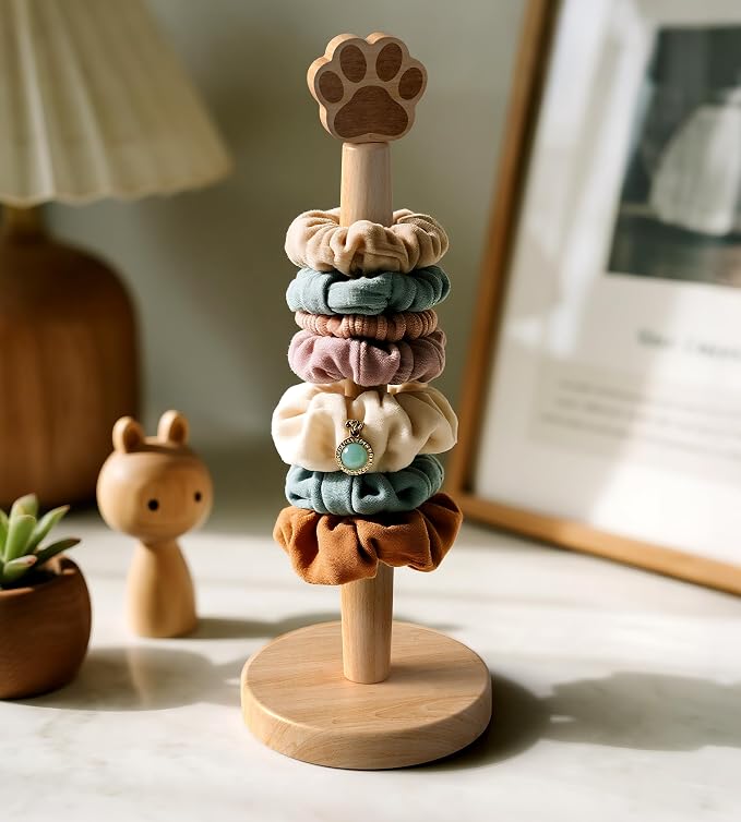 KitchLife Cute Wooden Paper Towel Holder Countertop - Image 7