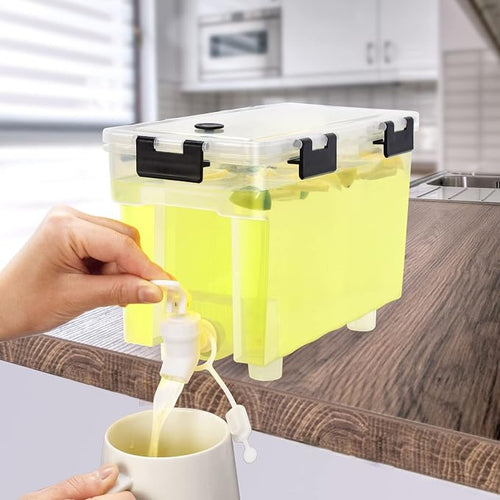 1 Gallon Drink Dispenser For Fridge, Beverage Dispenser by COHOMA