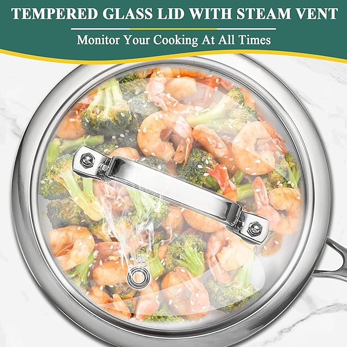 LOLYKITCh Tri-Ply 3 QT Stainless Steel Saucepan - Image 5