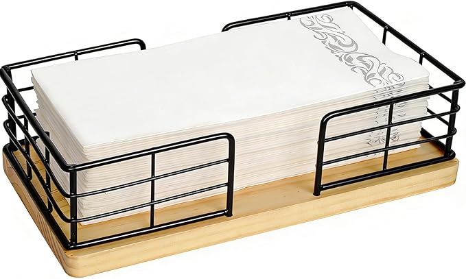 Kordory Wooden Guest Towel Holder Tray by Kordory