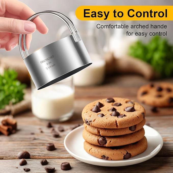 5 Pcs Professional Stainless Steel Cookie Cutters Set - Image 3