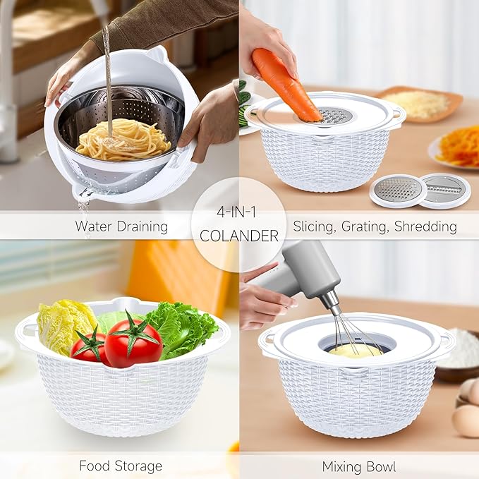 4-1 Strainer with Bowl Set - Image 2