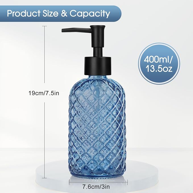 Topsky Gem Glass Soap Dispenser - Image 4