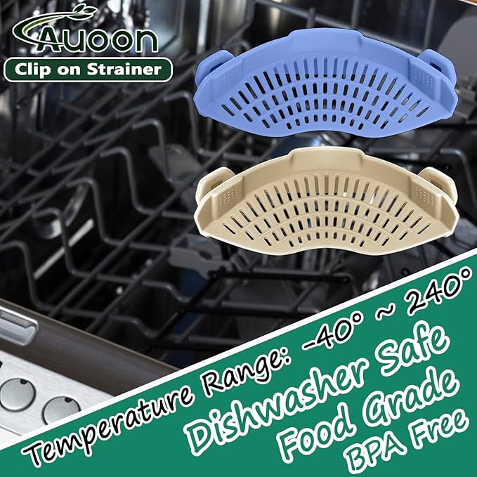 AUOON Clip on Strainer for Pots and Pans - Image 2