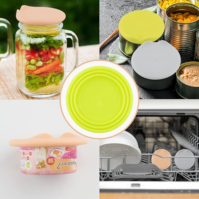 KALAMANDA 6 PCS Pet Food Can Cover Lids - Image 6