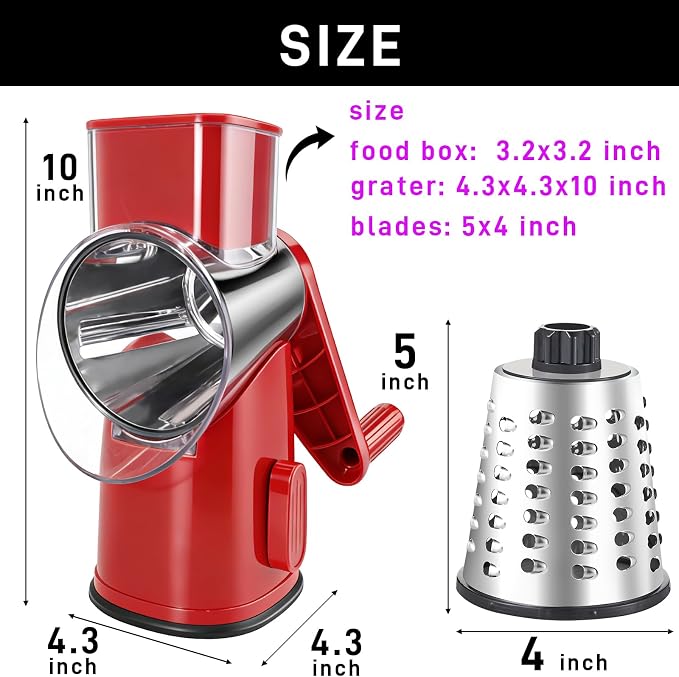 Weltonhm Rotary Cheese Grater - Image 5