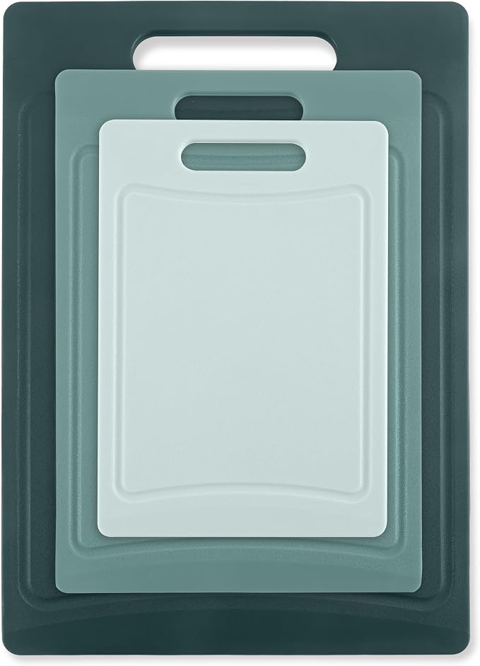 COOK WITH COLOR Non-Slip Cutting Board Set – Kitchen Essentials with Easy Grip - Image 7