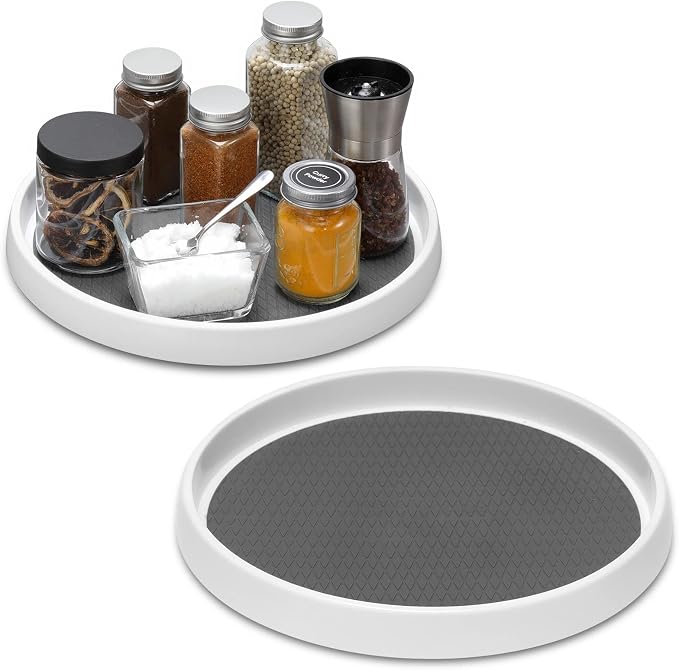 2 Set, 10 Inch Non-Skid Lazy Susan Organizers - Image 8