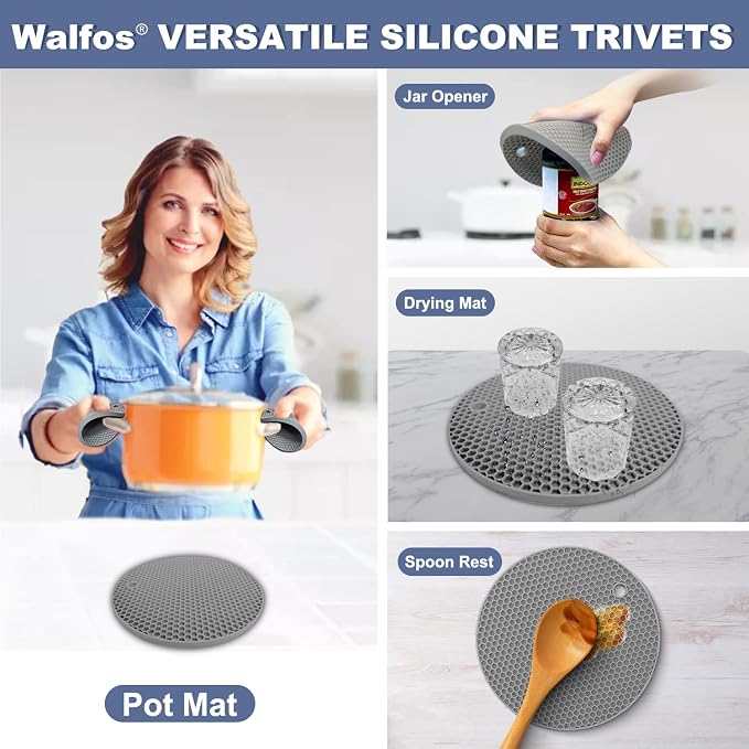 Walfos Silicone Trivet Mats - Image 3