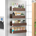 HuggieGems 4 Pack Magnetic Spice Storage Rack Organizer by HuggieGems