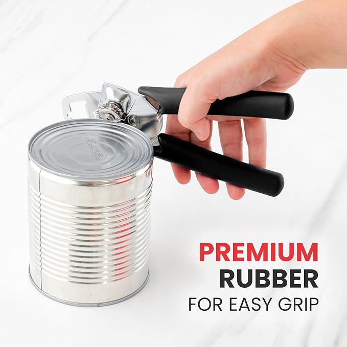 Zulay Kitchen Heavy Duty Stainless Steel Manual Can Opener – Ergonomic Soft - Image 8