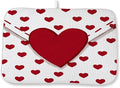 Valentines Dish Drying Mat 18x24 Inch Red Hearts Dish Drainer Protector Pad by Sorktse