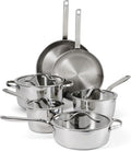Tramontina Tempo Tri-Ply Base Stainless Steel 10-Piece Cookware Set by Tramontina