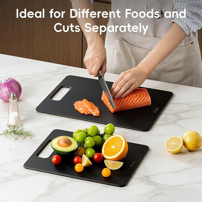 Wood Fiber Cutting Board Set of 2, Dishwasher Safe, Non-Toxic Cutting Board - Image 6