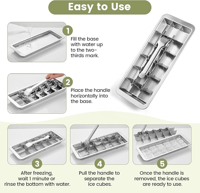 Stainless Steel Ice Cube Trays - Image 4