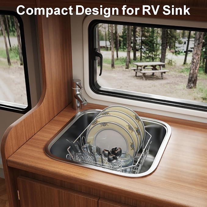 GSlife Small in Sink Dish Drying Rack - Image 5
