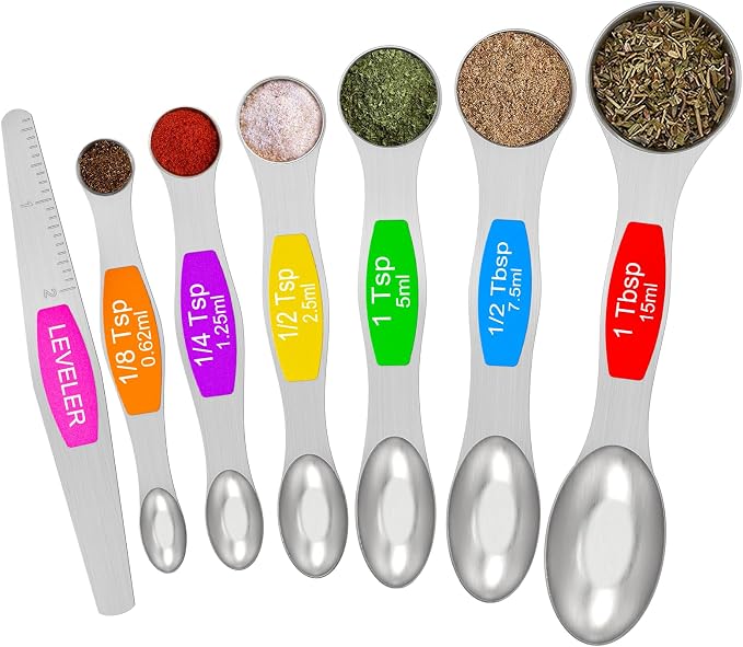 Magnetic Measuring Spoons Set by Wildone