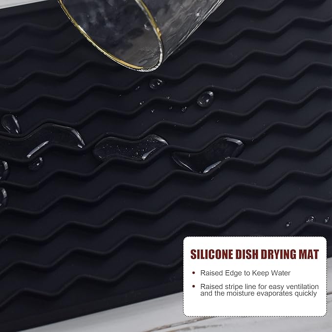 Silicone Dish Drying Mat for Multiple Usage, Easy clean, Eco-friendly, - Image 6