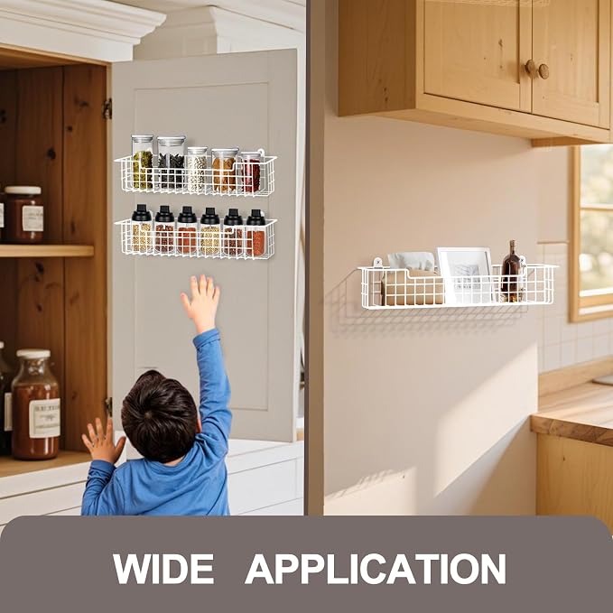 Spice Rack, Spice Holder Metal Shelf Saving Space - Image 9