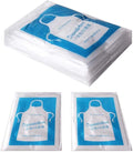 JIAKAI 23 x 37 inches Clear Polyethylene Waterproof Disposable Aprons by JIAKAI